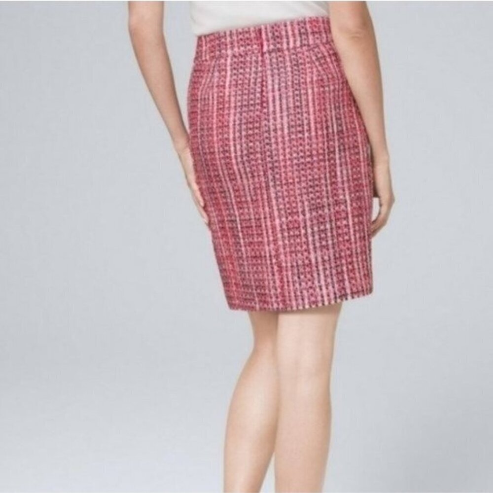 NWOT White House Black Market Tweed Boot Skirt - Picture 3 of 4